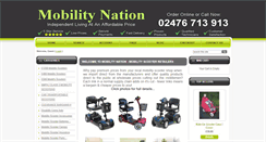 Desktop Screenshot of mobilitynation.co.uk