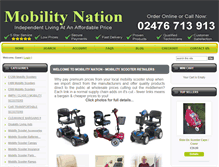 Tablet Screenshot of mobilitynation.co.uk